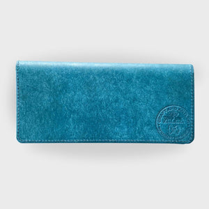 Ortensia (Turquoise) Pueblo Leather Long Wallet Plus+