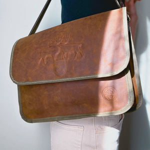 Brown Leather Messenger Bag - Craft and Antler Co.