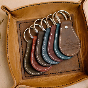 Handmade Leather Keychains by Craft and Antler Co.