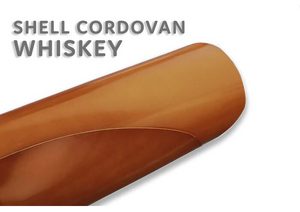 Shell Cordovan Leather - Whiskey Colour