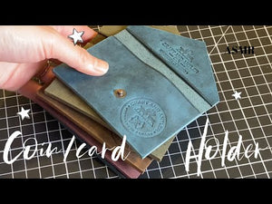 Hand Making a Leather 5 Coin/Card Holders