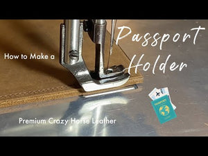 Handcrafting a Leather Passport Holder